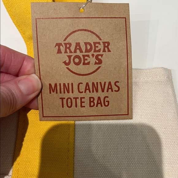 Trader Joe's Canvas Mini Tote Bags Set - Picture 7 of 7